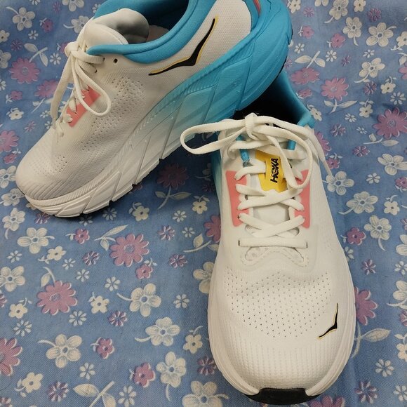 Hoka One One Shoes - 3280 HOKA One One Size 8 D Wide Anari 7. In Blue and White. Excellent Condition.